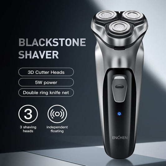 Enchen Blackstone Electrical Rotary Shaver For Men 3d Floating Blade